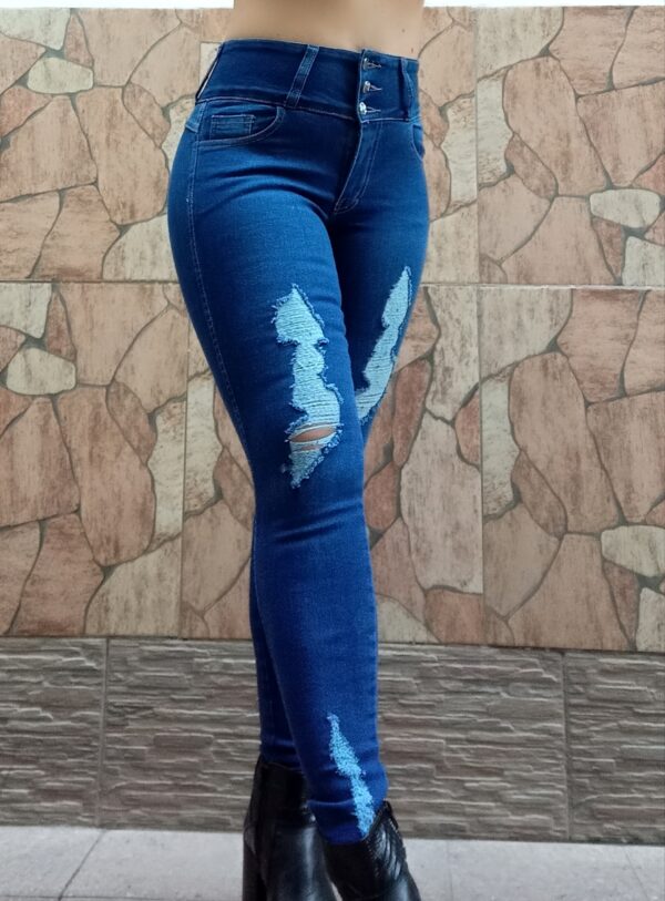 Jeans MSL PUSH UP con Roturas