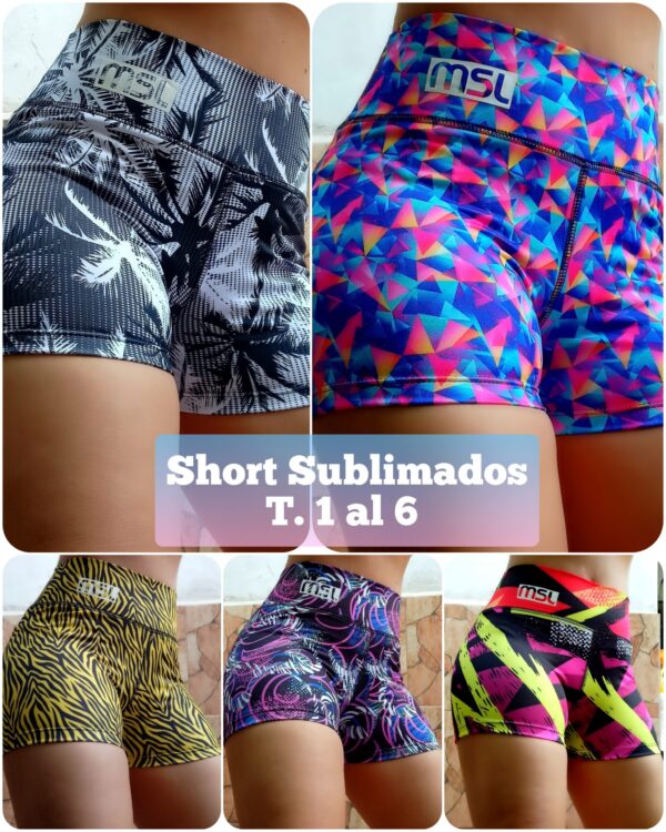 Short msl sublimados T.1 al 6