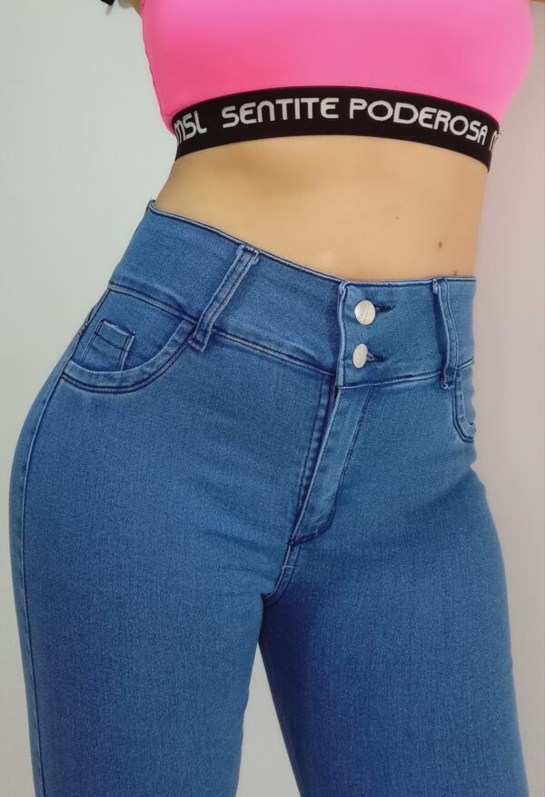 Jean msl Efecto PUSH UP Faja Ancha T 36 al 48