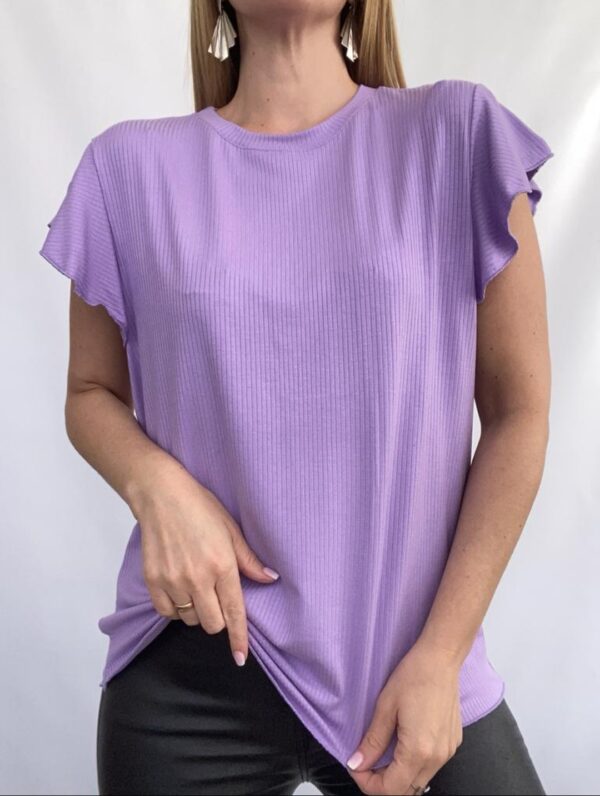 Remera msl manga volados