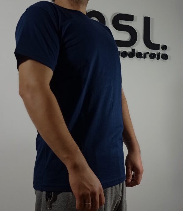 Remeras msl Basica **AZUL**
