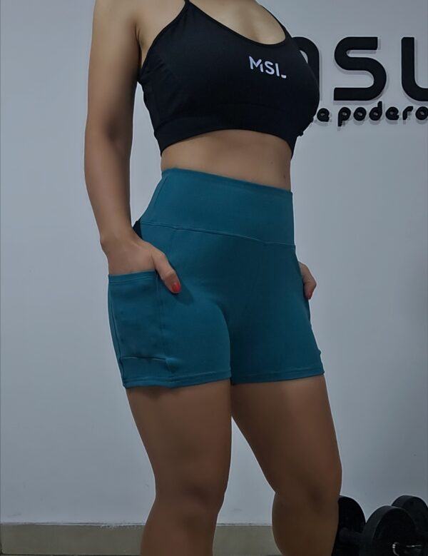 Short msl morley con bolsillos **petróleo**