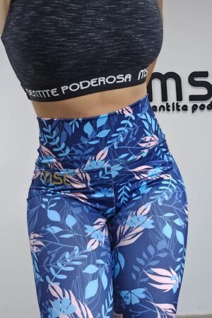Calza super faja msl sublimadas *Azul*