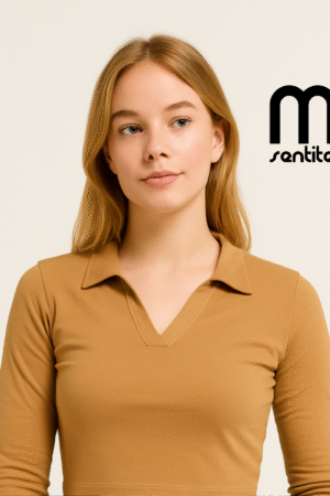 Manga larga con cuello