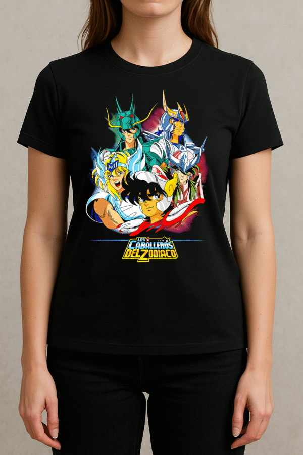 Remera Fanwear Caballeros del Zodiaco Algodon *genderless*
