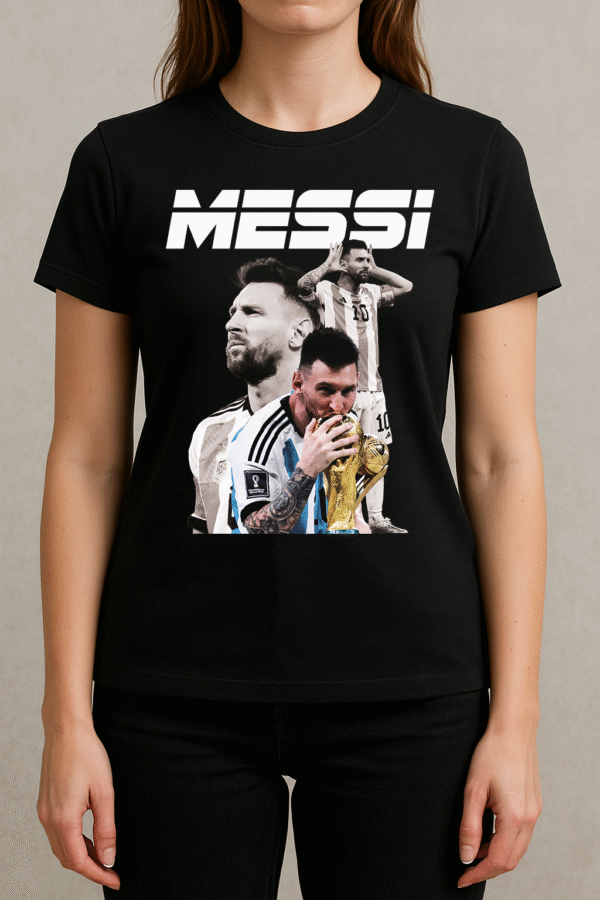 Remera Fanwear Messi Algodon *genderless* - Imagen 2