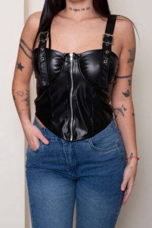 Corset Engomado Con Cierre