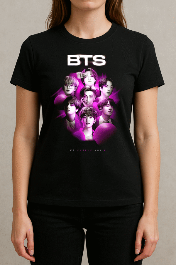 Remera Fanwear BTS Algodon *genderless*