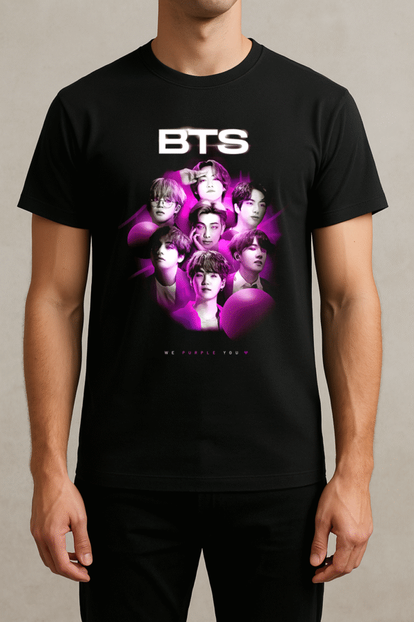 Remera Fanwear BTS Algodon *genderless* - Imagen 2