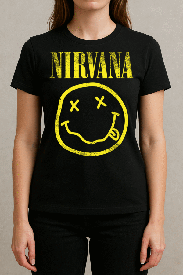 Remera Fanwear Nirvana Algodon *genderless* - Imagen 2