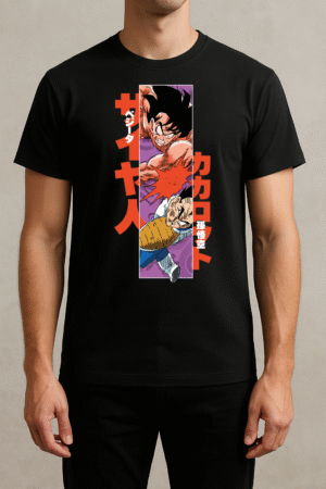 Remera Fanwear Goku vs Vegeta Algodon *genderless*