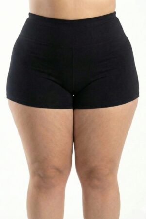 Short Lycra Liso msl **NEGRO** TALLES ESPECIALES