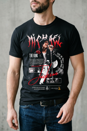 Remera Fanwear Michael Jackson Algodon *genderless* (estampado mas grande)